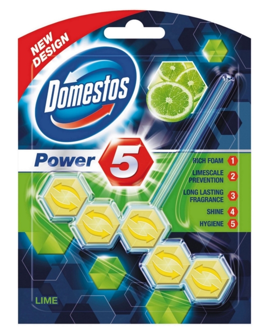Domestos Power5 WC-rd 55g Lime